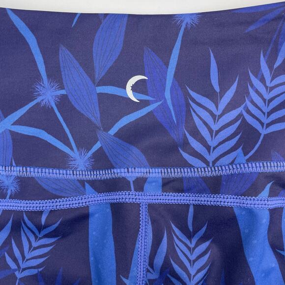 ZYIA ACTIVE Azul Paradise Hi-Rise Capri Legging Sz 2 Leaf Print - Picture 8 of 8